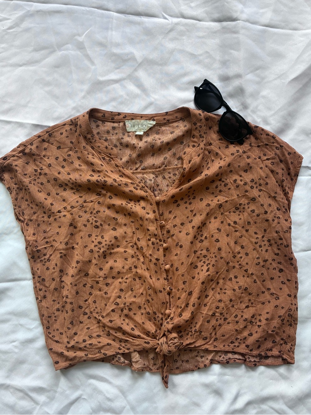 Hippie Rose Tie Shirt